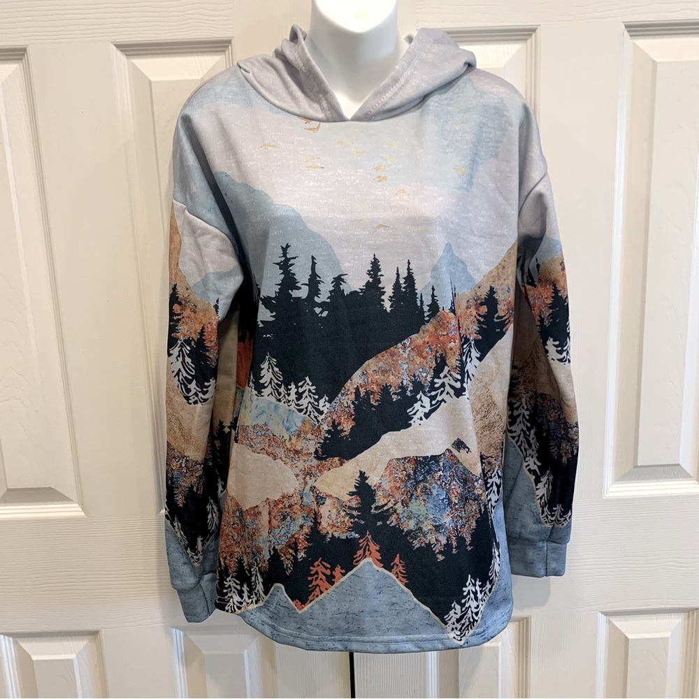 Zulily Blue Forest Hoodie❤️New Listing❤️
